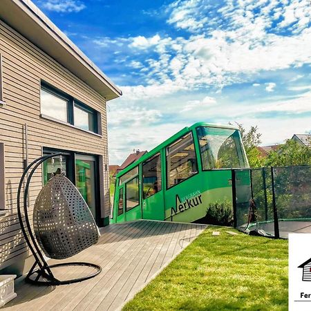Вілла Exklusives Holzhaus Mit Bergbahn - Baden-Baden Im Schwarzwald Екстер'єр фото